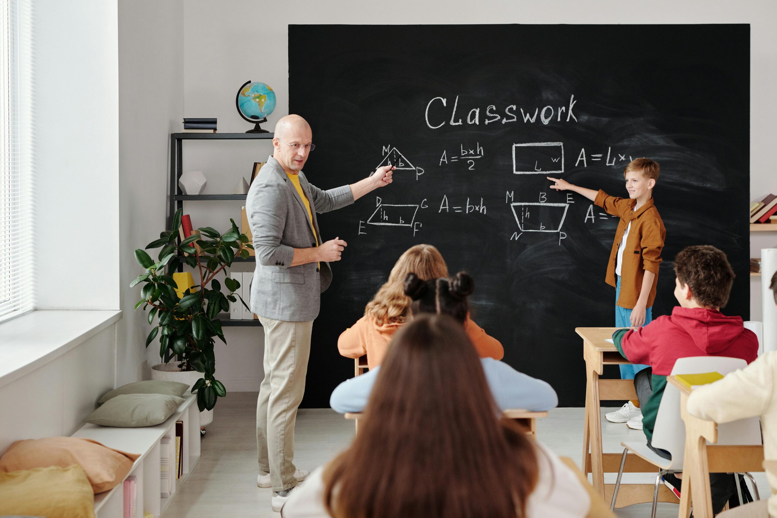 Students in classroom